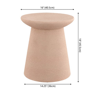 Hollie 18" Minimalist Modern Drum Accent Table Pedestal - JONATHAN Y